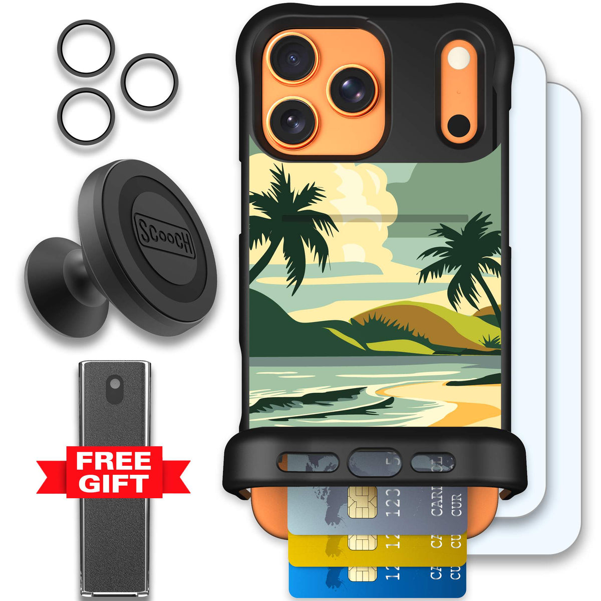 WMTE PDSCOVE iPhone 17 Pro Max Defender Bundle