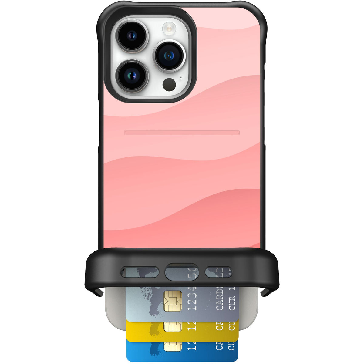 Wingmate Pink Waves for iPhone 15 Pro Max