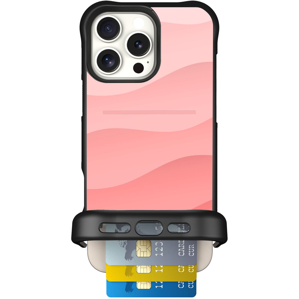 Wingmate Pink Waves for iPhone 16 Pro Max