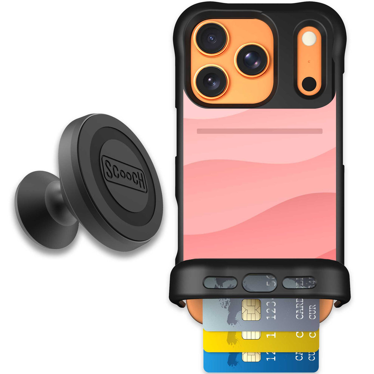 Wingmate Pink Waves for iPhone 17 Pro - Starter Bundle