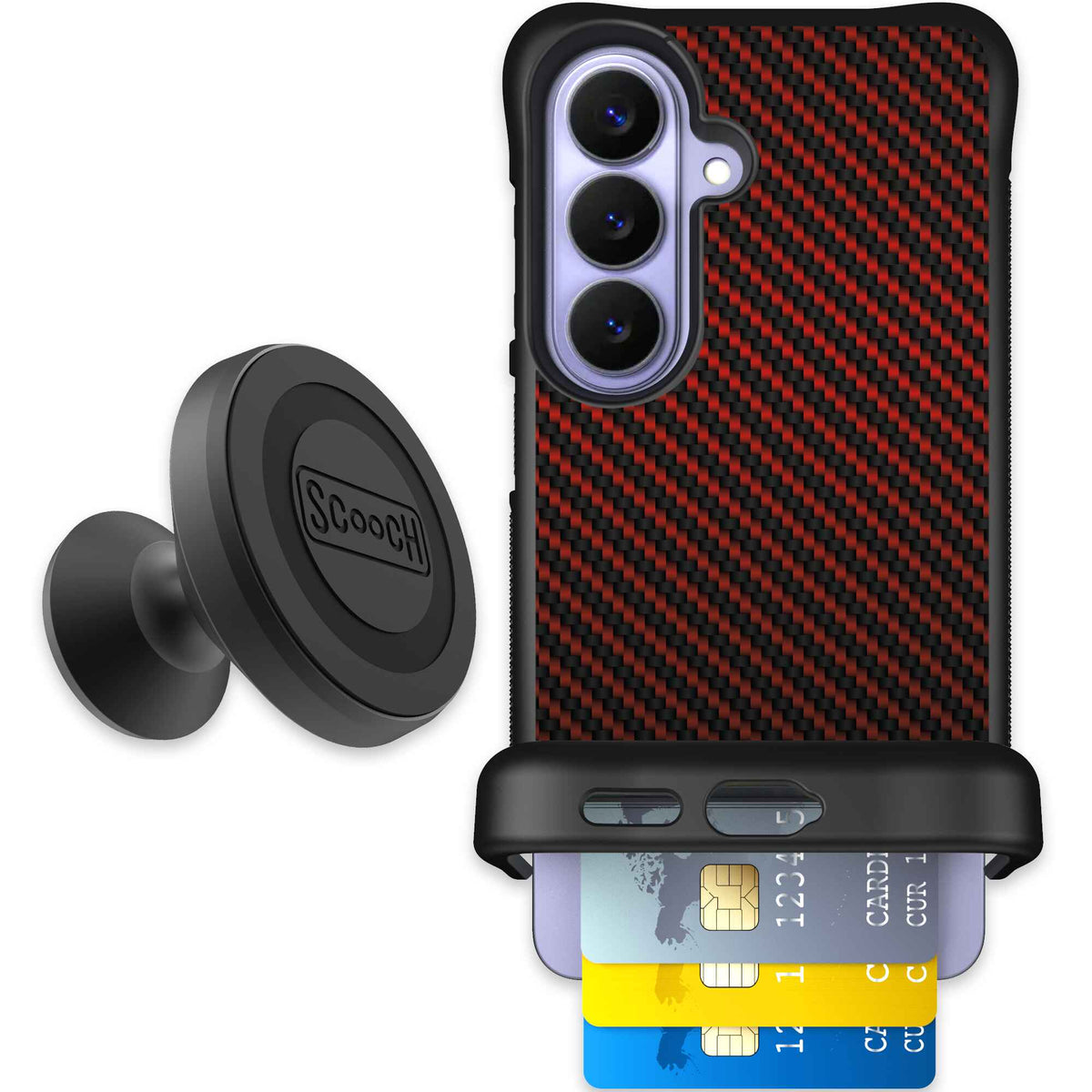 Red Carbon Fiber | website | Galaxy S26 | Starter Bundle