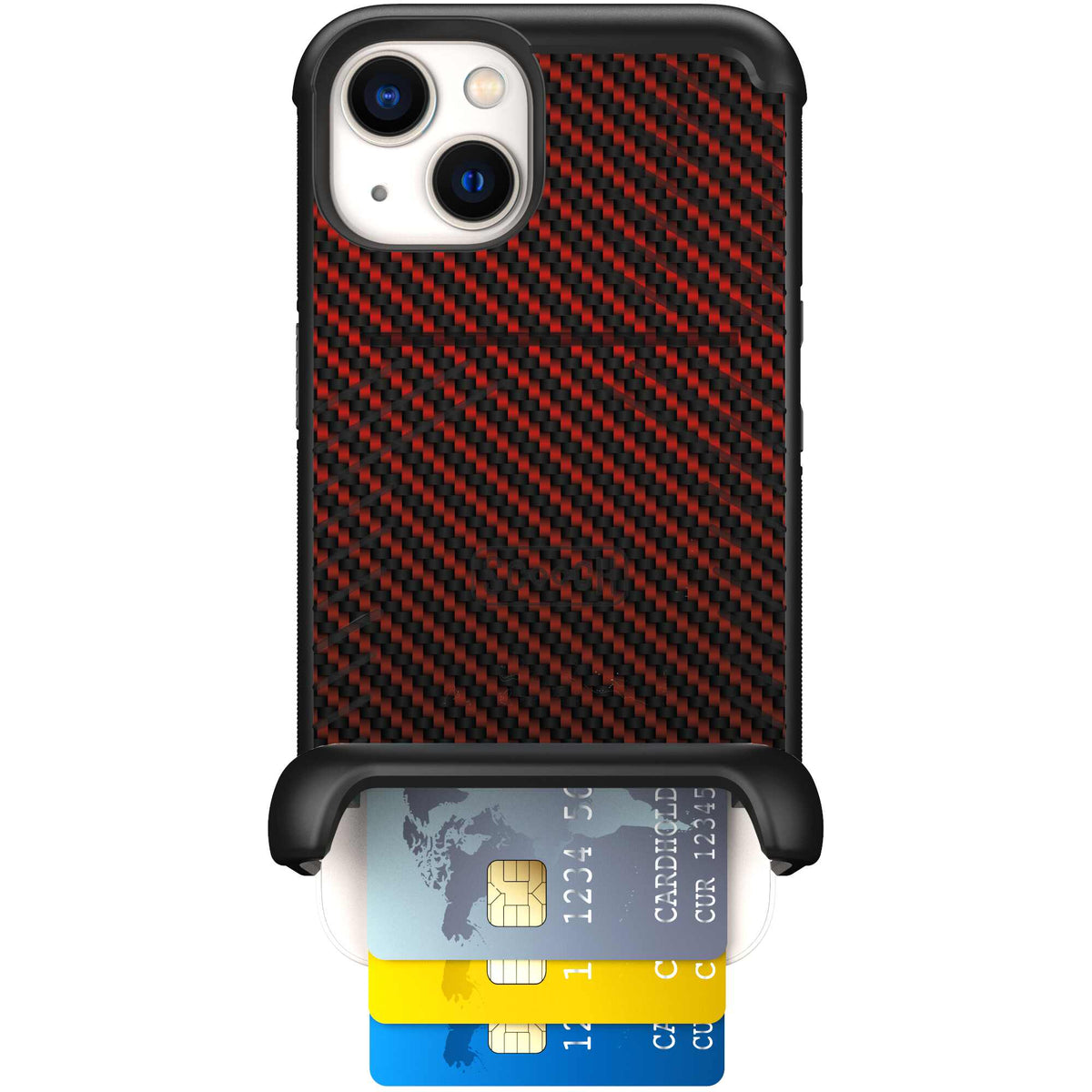 Red Carbon Fiber | website | iPhone 13 | Case
