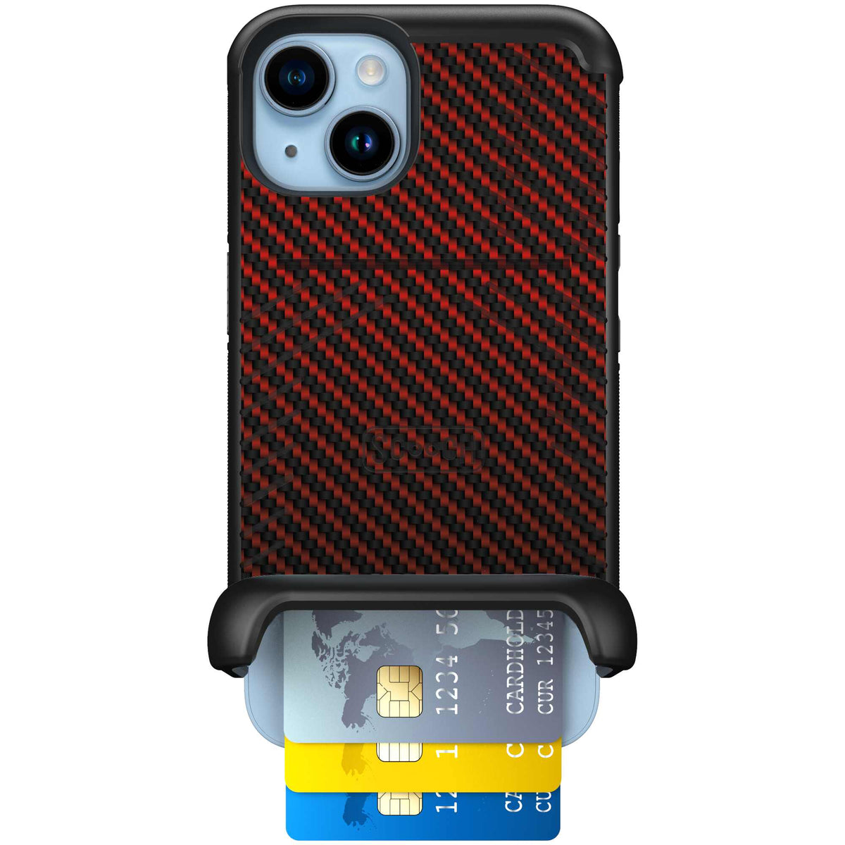 Red Carbon Fiber | website | iPhone 14 | Case