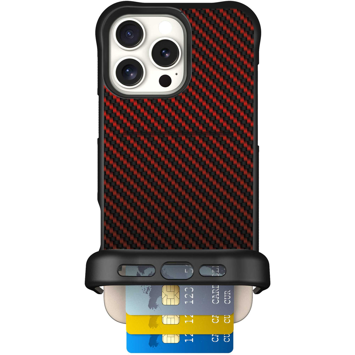 Red Carbon Fiber | website | iPhone 16 Pro Max | Case