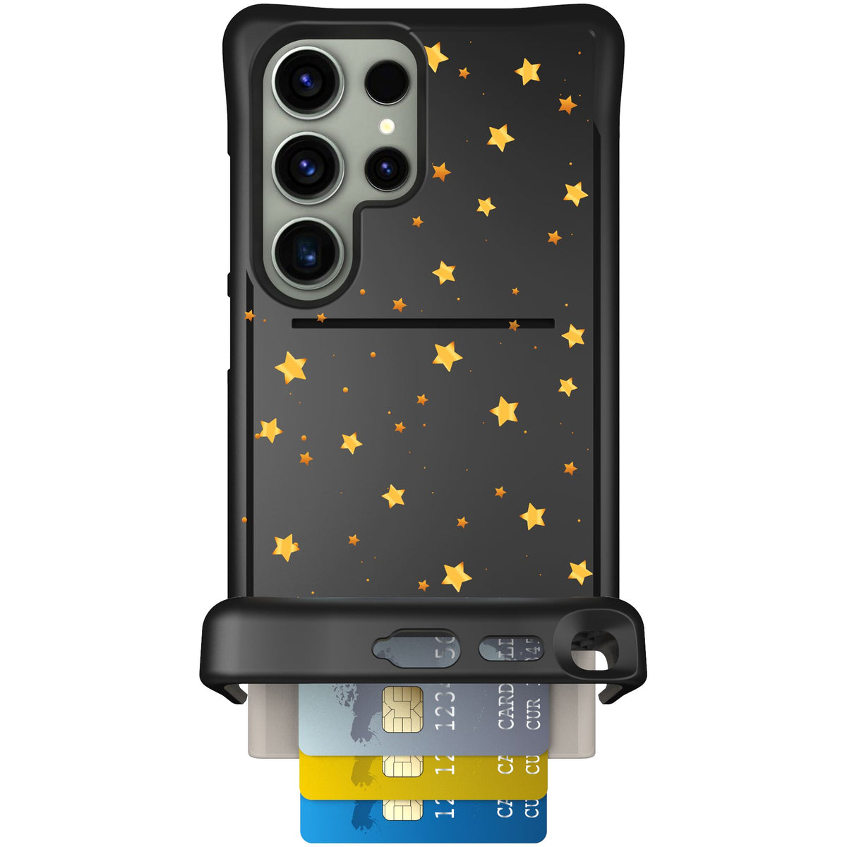 Wingmate Gold Stars for Galaxy S24 Ultra