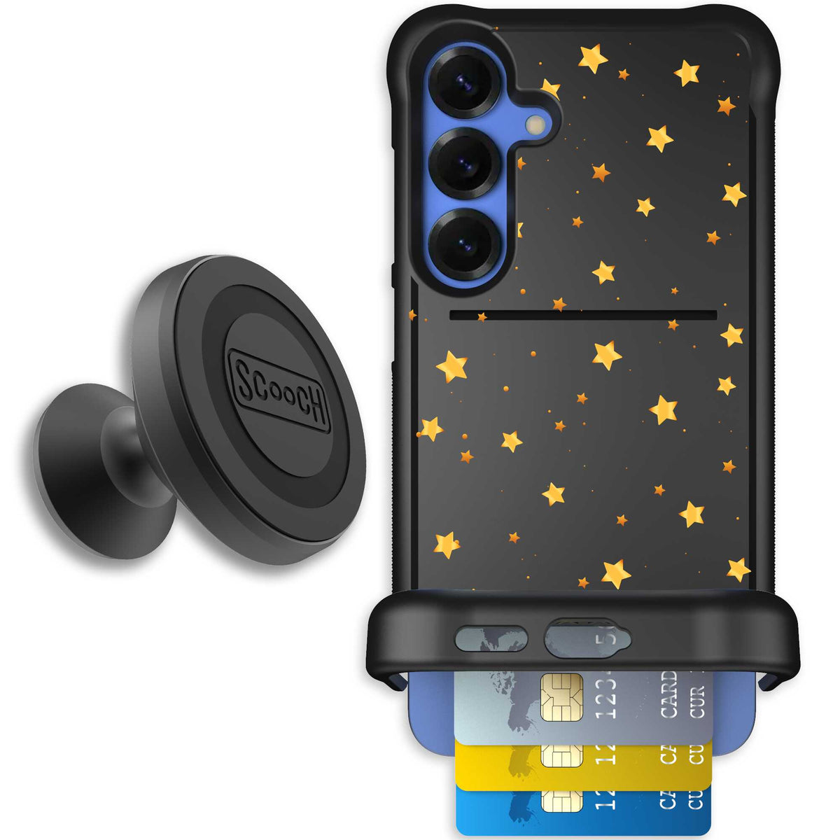 Wingmate Gold Stars for Galaxy S25+ - Starter Bundle