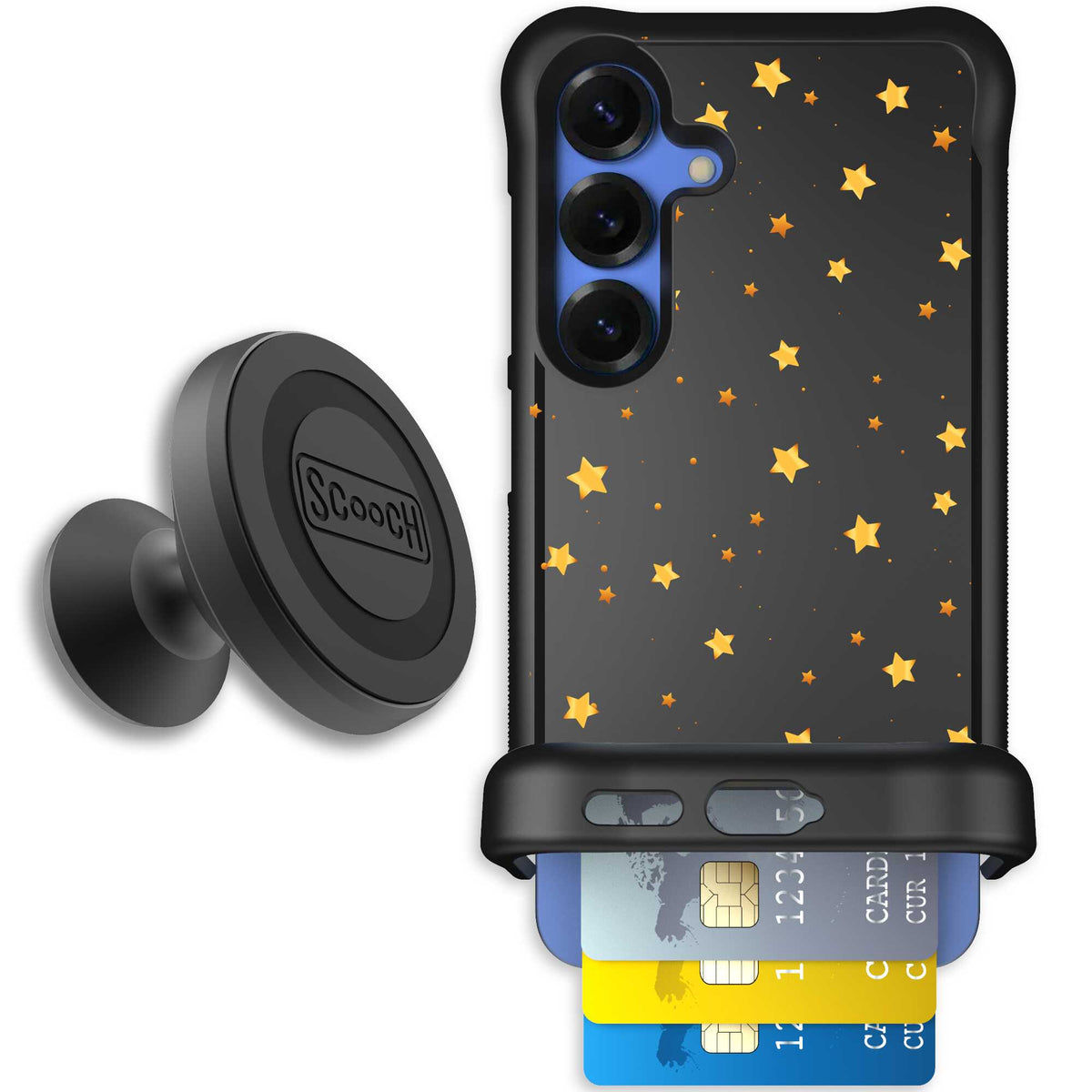 Wingmate Gold Stars for Galaxy S25 - Starter Bundle