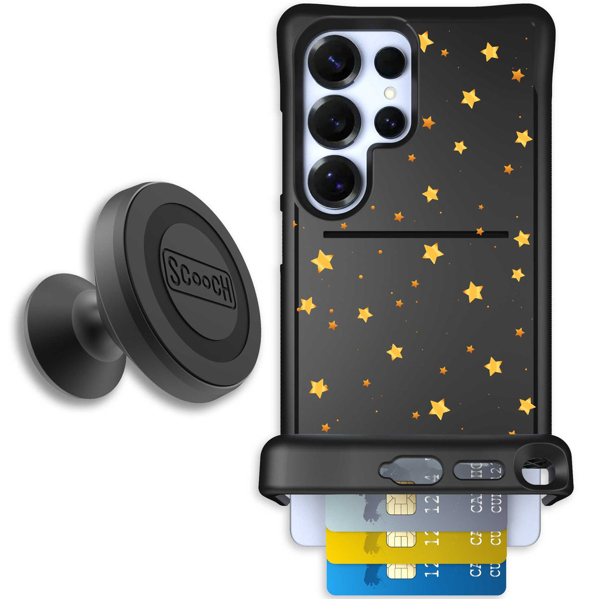 Wingmate Gold Stars for Galaxy S25 Ultra - Starter Bundle