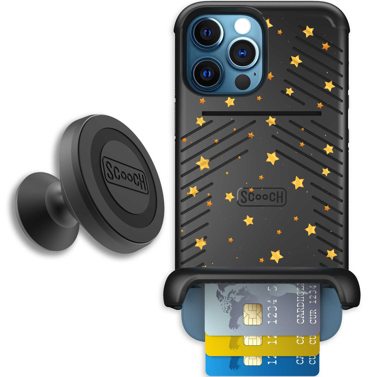 Wingmate Gold Stars for iPhone 12 Pro - Starter Bundle