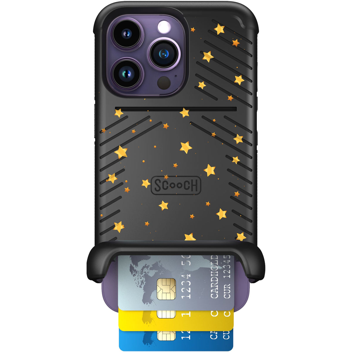 Wingmate Gold Stars for iPhone 14 Pro