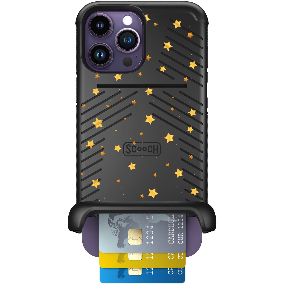 Wingmate Gold Stars for iPhone 14 Pro Max
