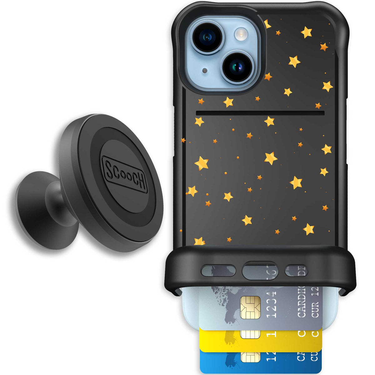 Wingmate Gold Stars for iPhone 15 - Starter Bundle