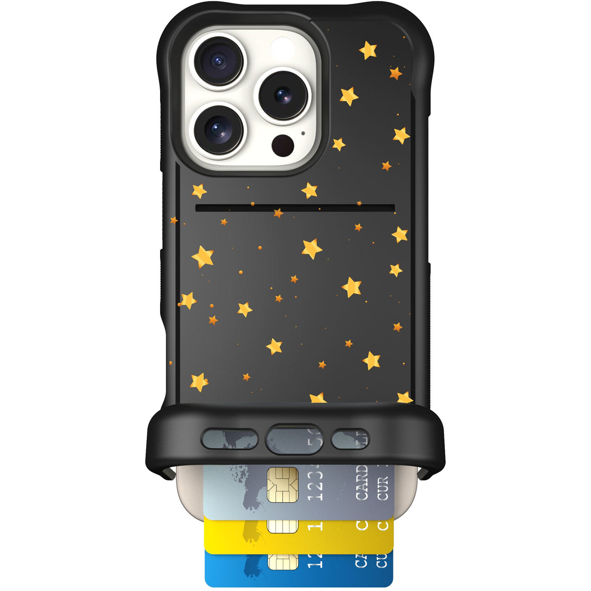 Wingmate Gold Stars for iPhone 16 Pro