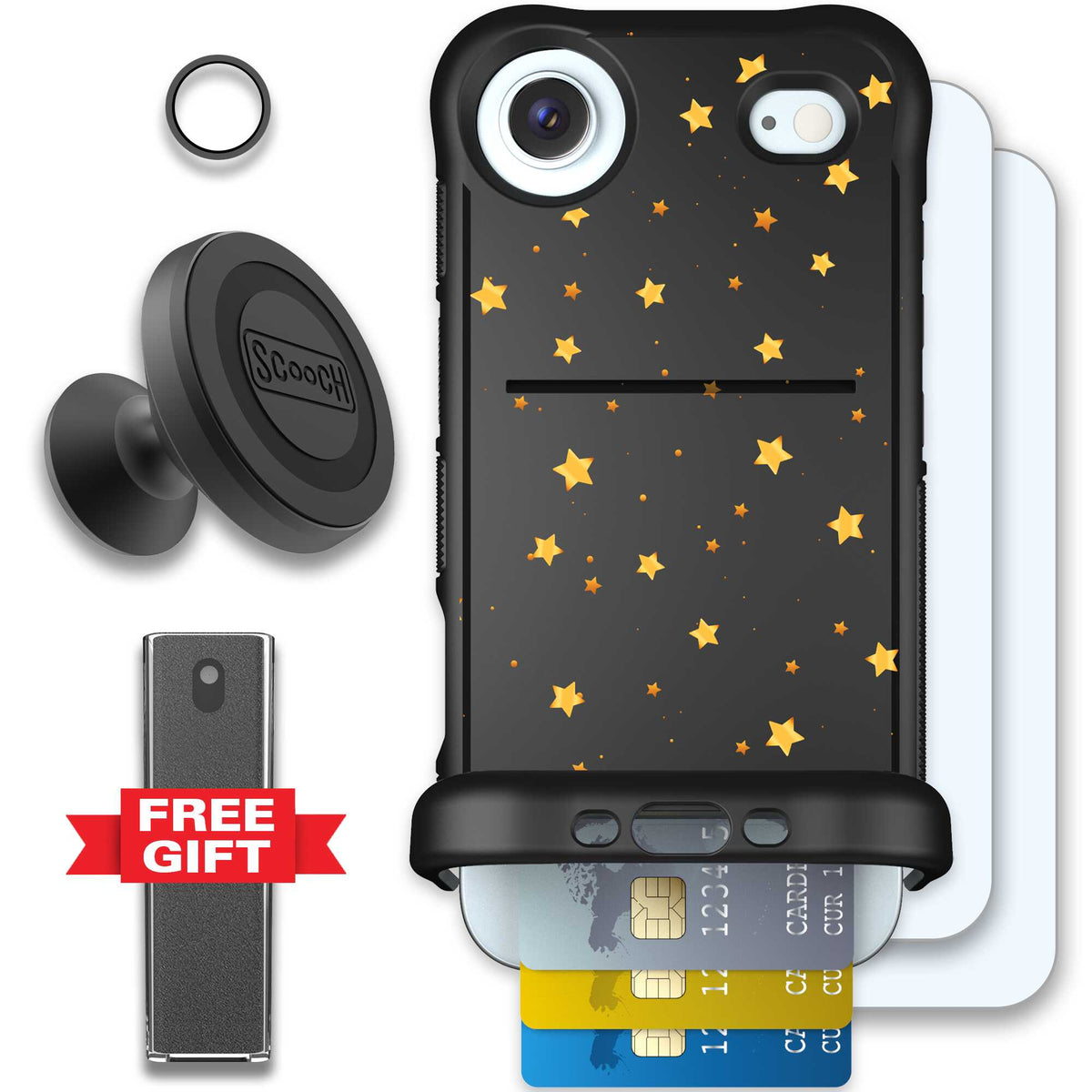 Wingmate Gold Stars for iPhone Air - Defender Bundle