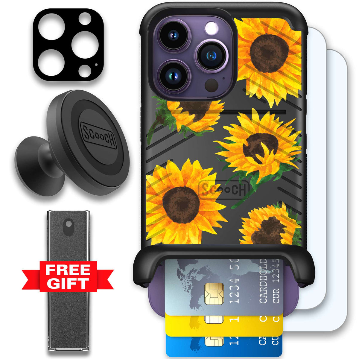 WMTE SUNFLFRZ iPhone 14 Pro Defender Bundle