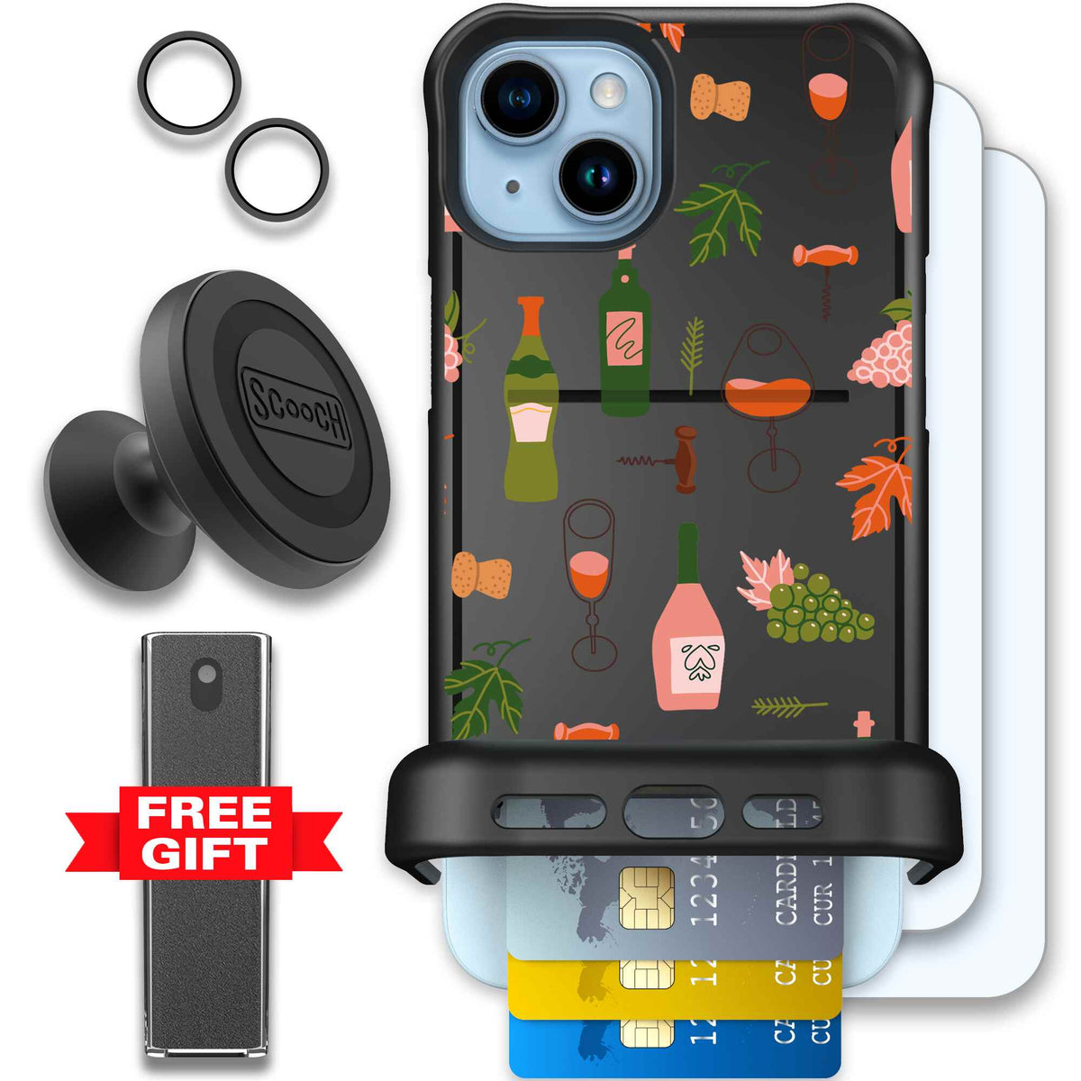 Vino Vibes | website | iPhone 15 Plus | Defender Bundle