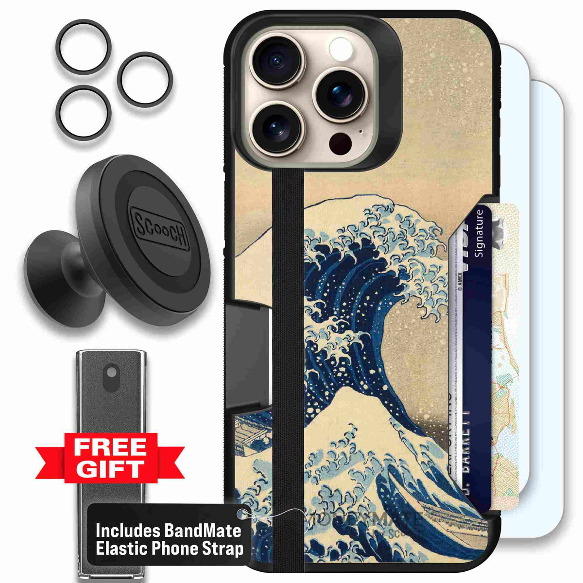 Great Wave | website | iPhone 15 Pro Max | Defender Bundle