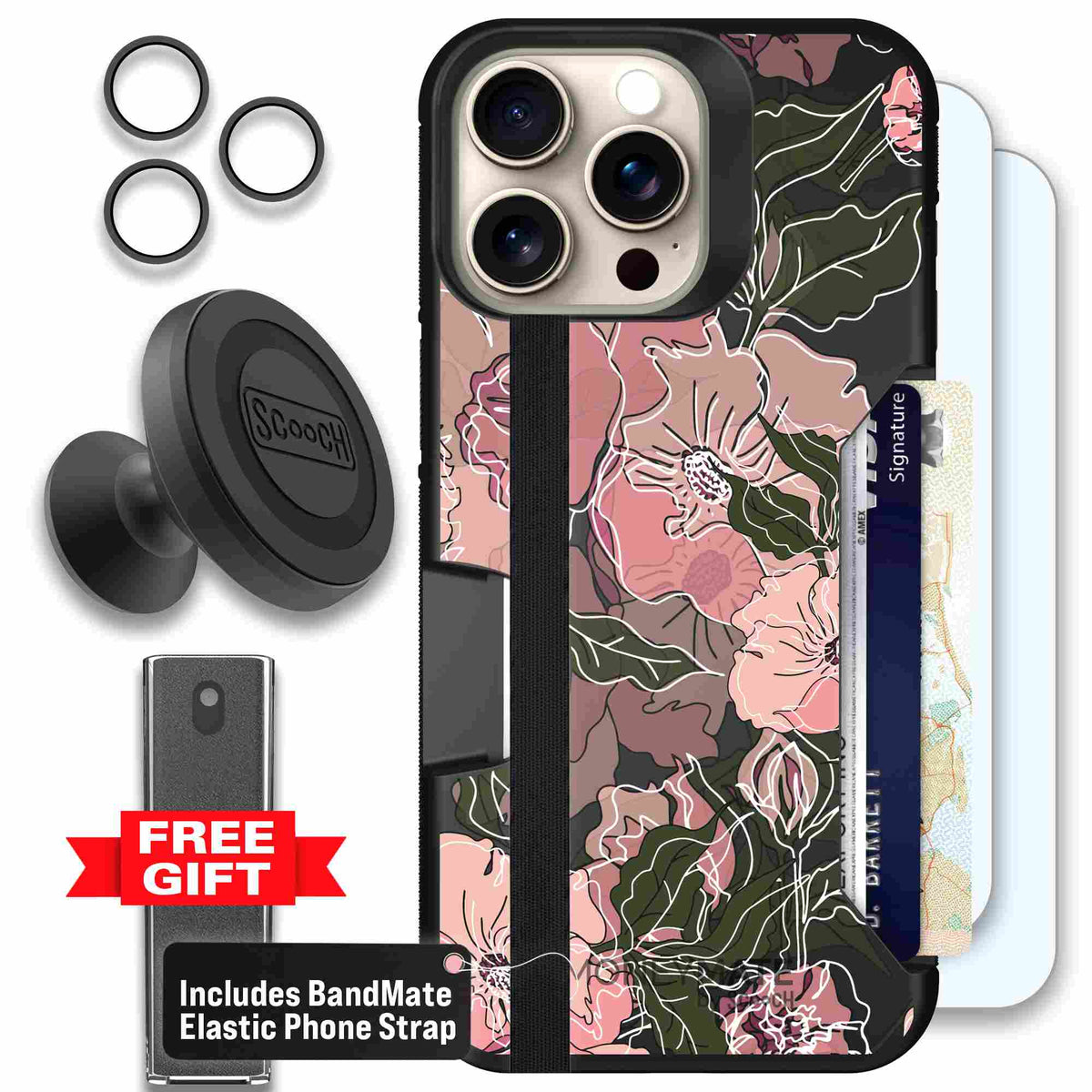 Blush Botanical | website | iPhone 15 Pro Max | Defender Bundle