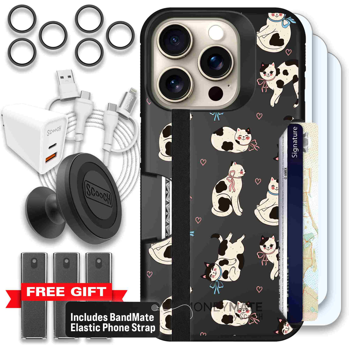 Bow Kitties | website | iPhone 15 Pro | Ultimate Bundle