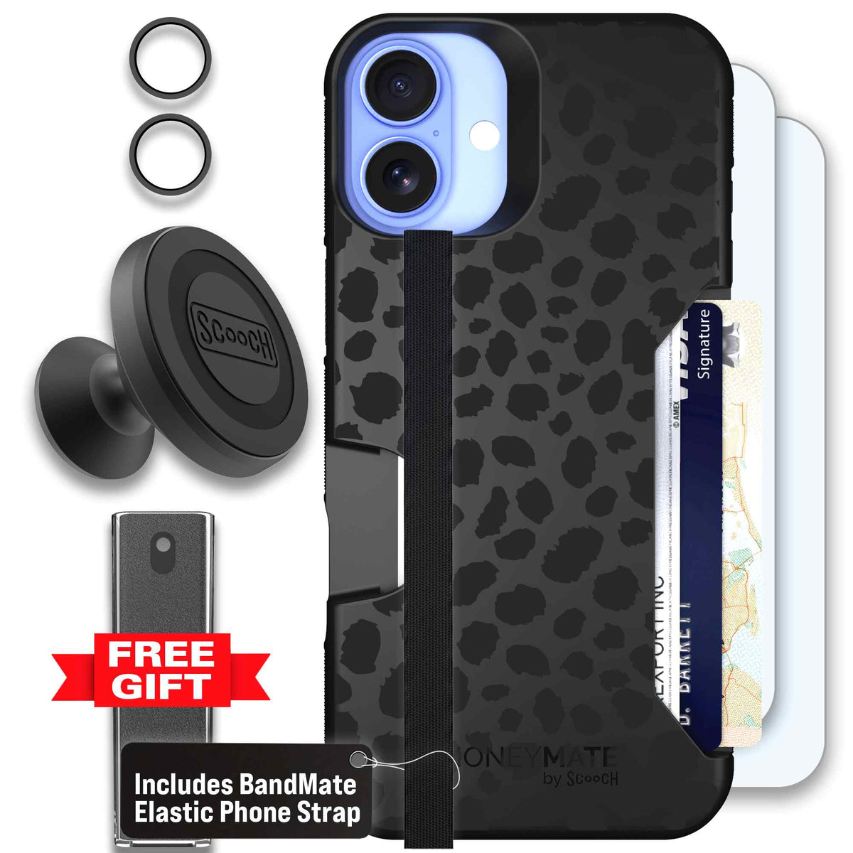 Black Leopard | website | iPhone 16 Plus | Defender Bundle