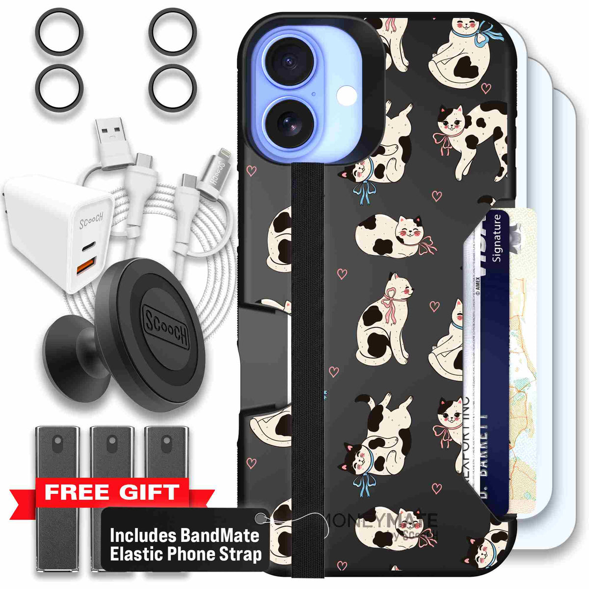 Bow Kitties | website | iPhone 16 Plus | Ultimate Bundle