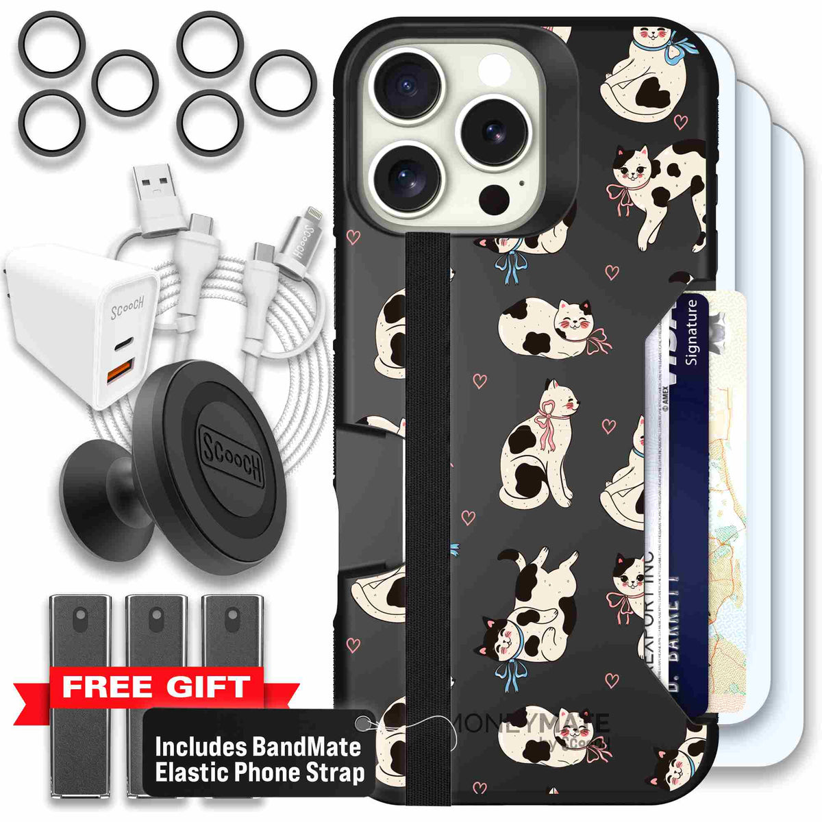 Bow Kitties | website | iPhone 16 Pro Max | Ultimate Bundle