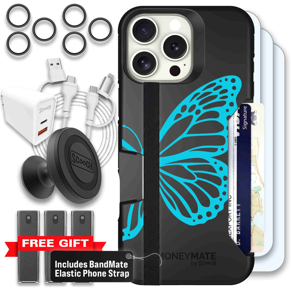 Azure Butterfly | website | iPhone 16 Pro Max | Ultimate Bundle