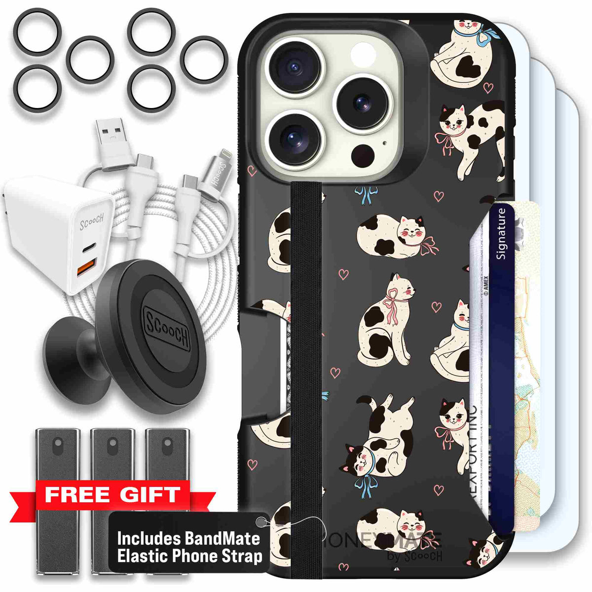 Bow Kitties | website | iPhone 16 Pro | Ultimate Bundle