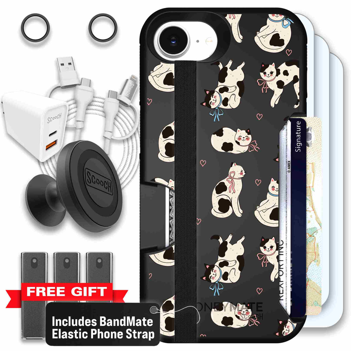 Bow Kitties | website | iPhone 17e | Ultimate Bundle