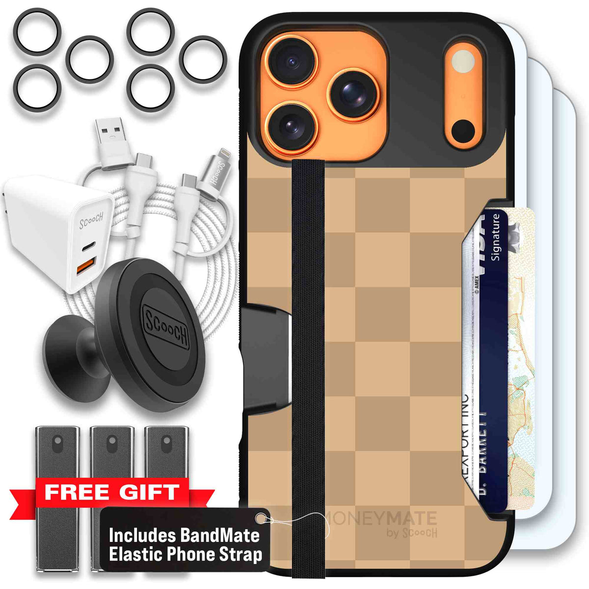 Checkered Beige | website | iPhone 17 Pro Max | Ultimate Bundle