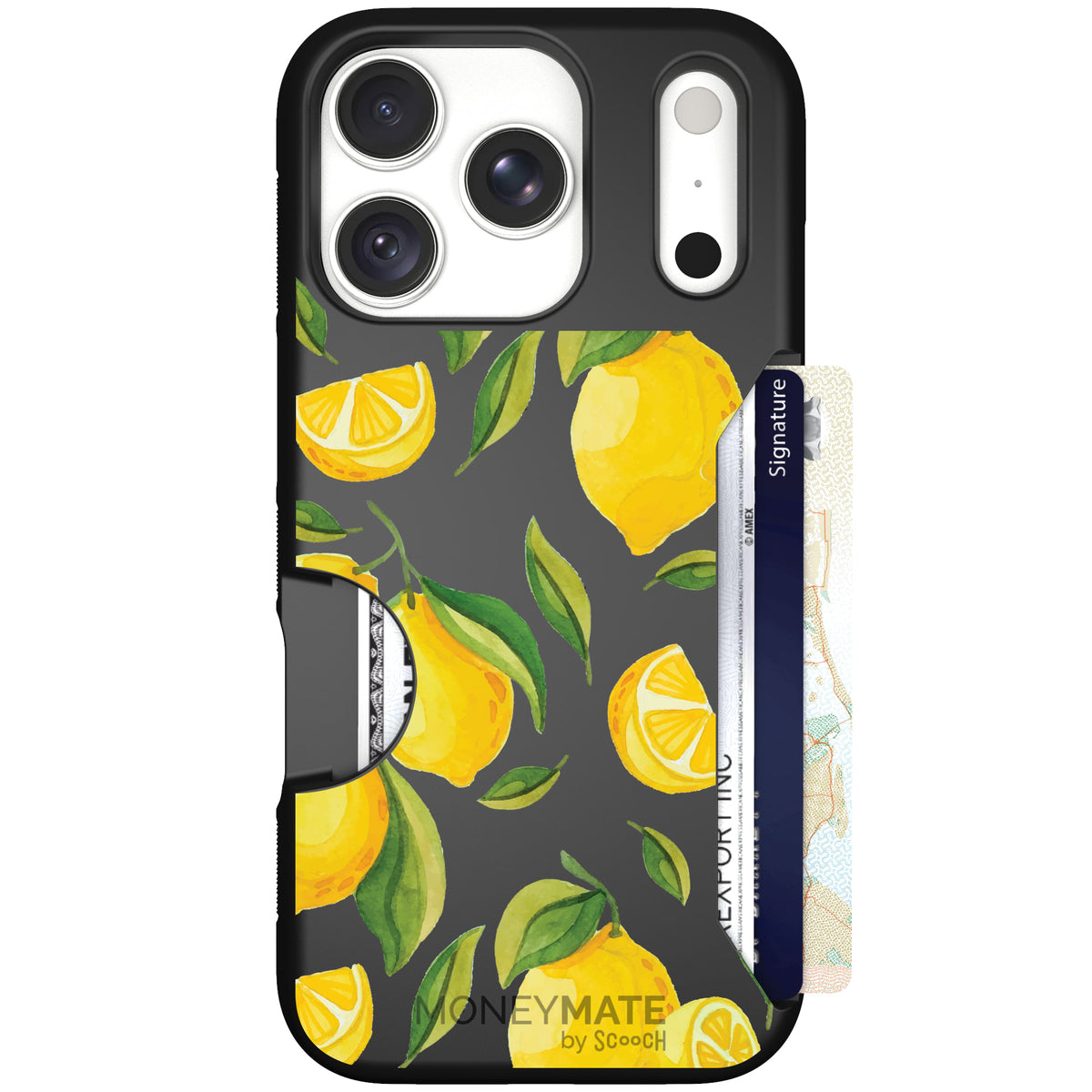 Moneymate Amalfi Lemons for iPhone 18 Pro — case