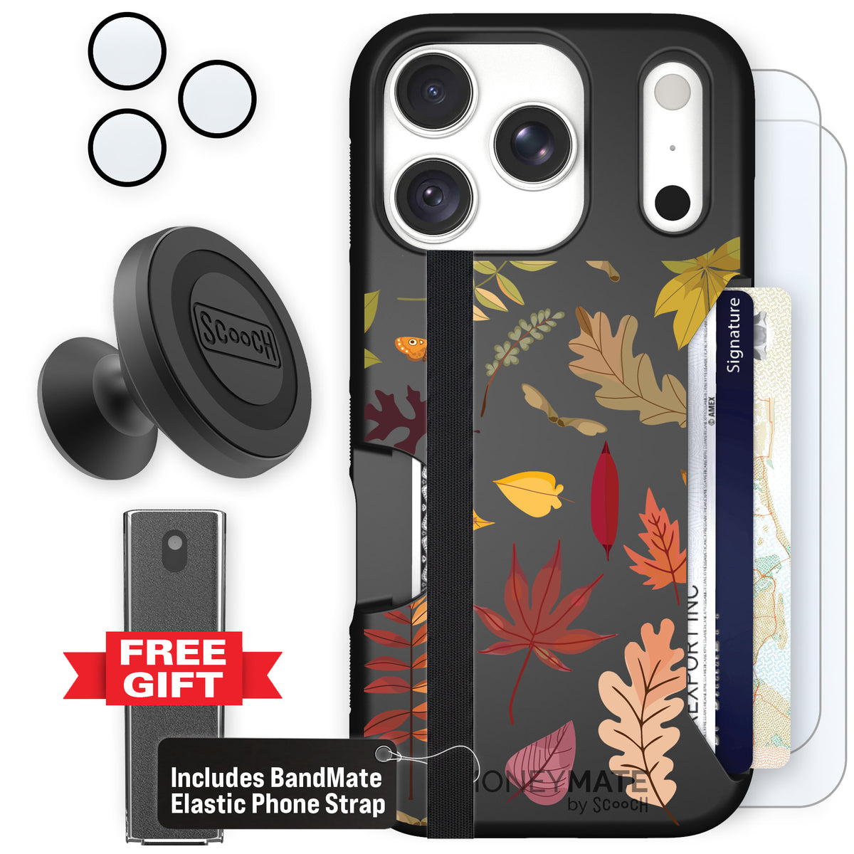 Moneymate Autumn Leaves for iPhone 18 Pro — Defender Bundle