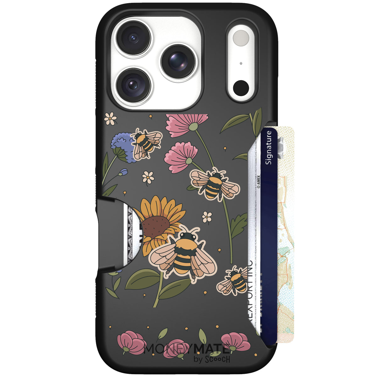 Moneymate Bee Happy for iPhone 18 Pro — case