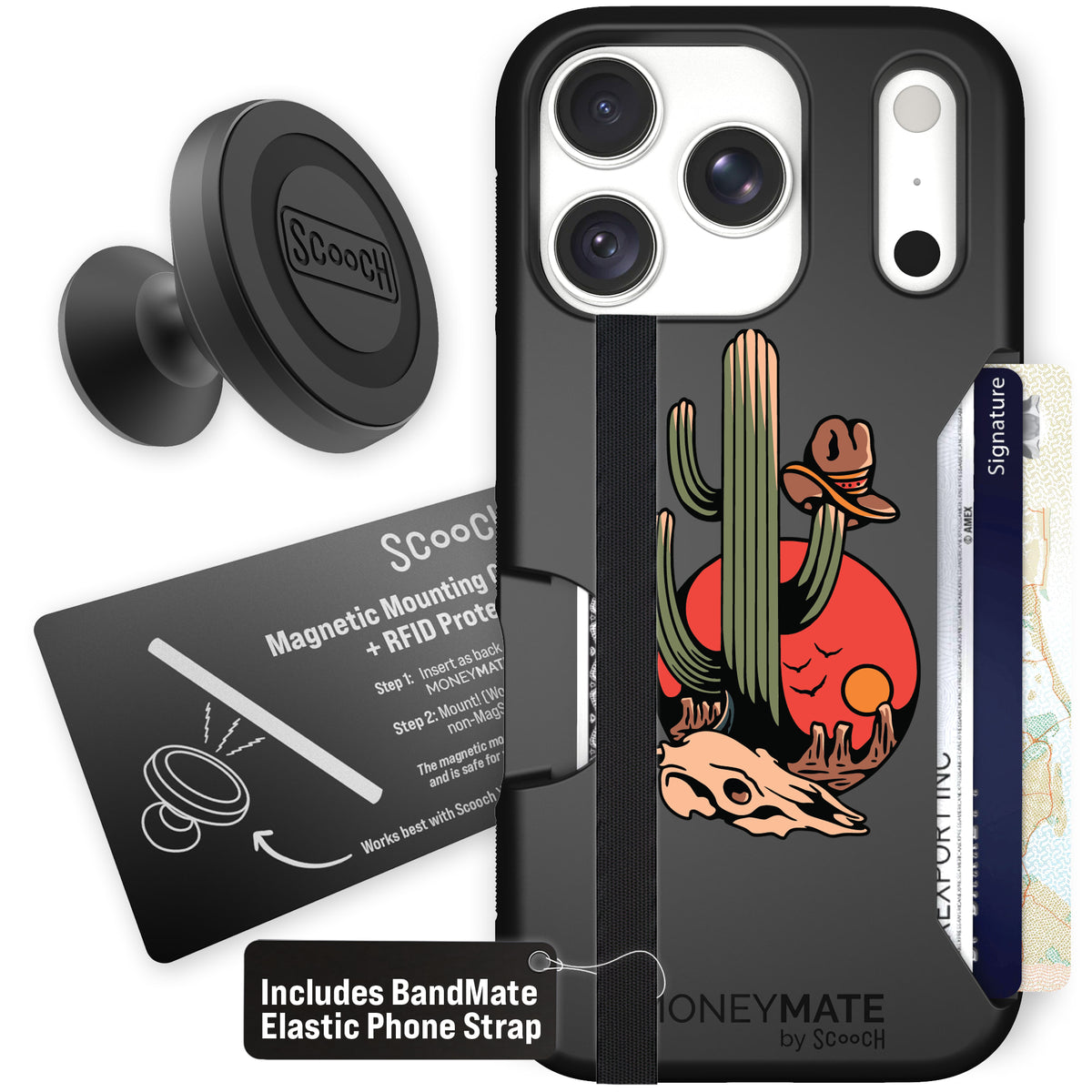 Moneymate Cactus Flash for iPhone 18 Pro — Starter Bundle