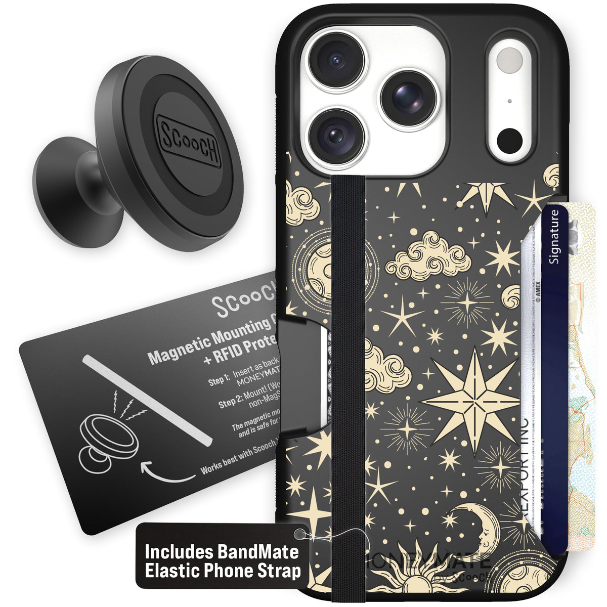 Moneymate Celestial Sleep for iPhone 18 Pro — Starter Bundle