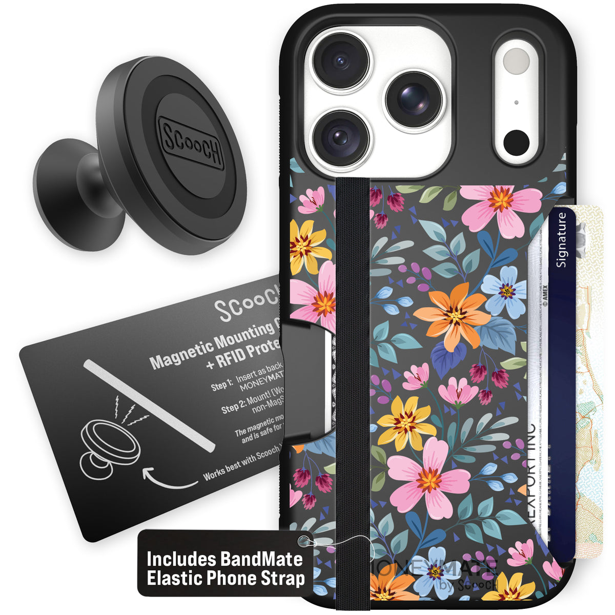 Moneymate Full Bloom for iPhone 18 Pro — Starter Bundle