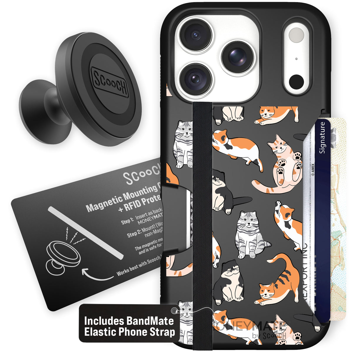 Moneymate Kitty Crew for iPhone 18 Pro — Starter Bundle