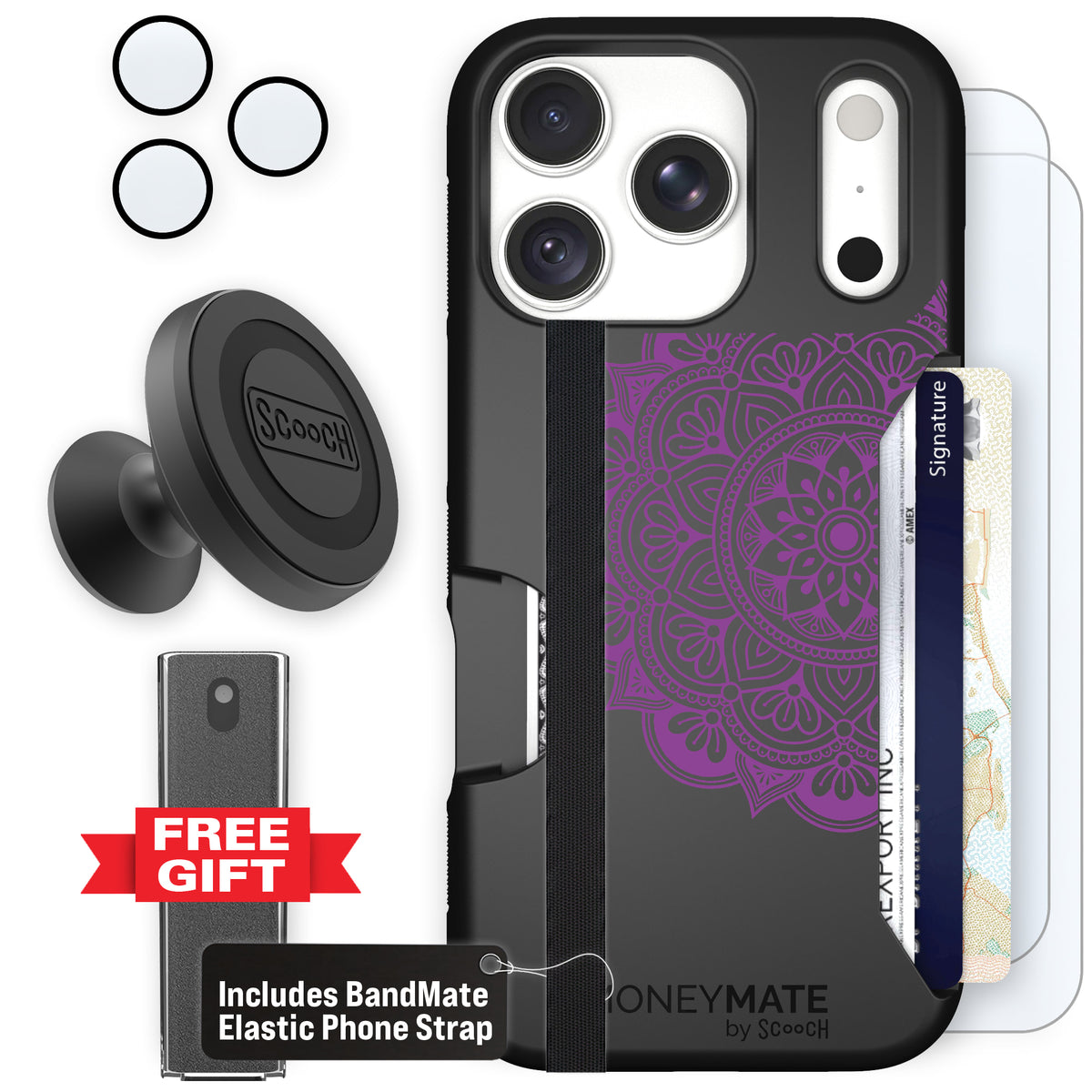Moneymate Mandala Dreams for iPhone 18 Pro — Defender Bundle
