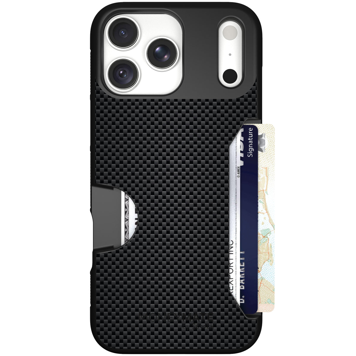 Moneymate Carbon Fiber for iPhone 18 Pro Max — case