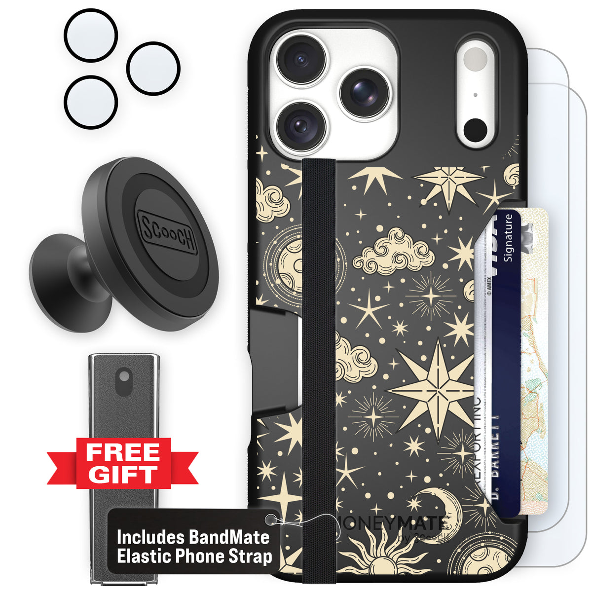 Moneymate Celestial Sleep for iPhone 18 Pro Max — Defender Bundle