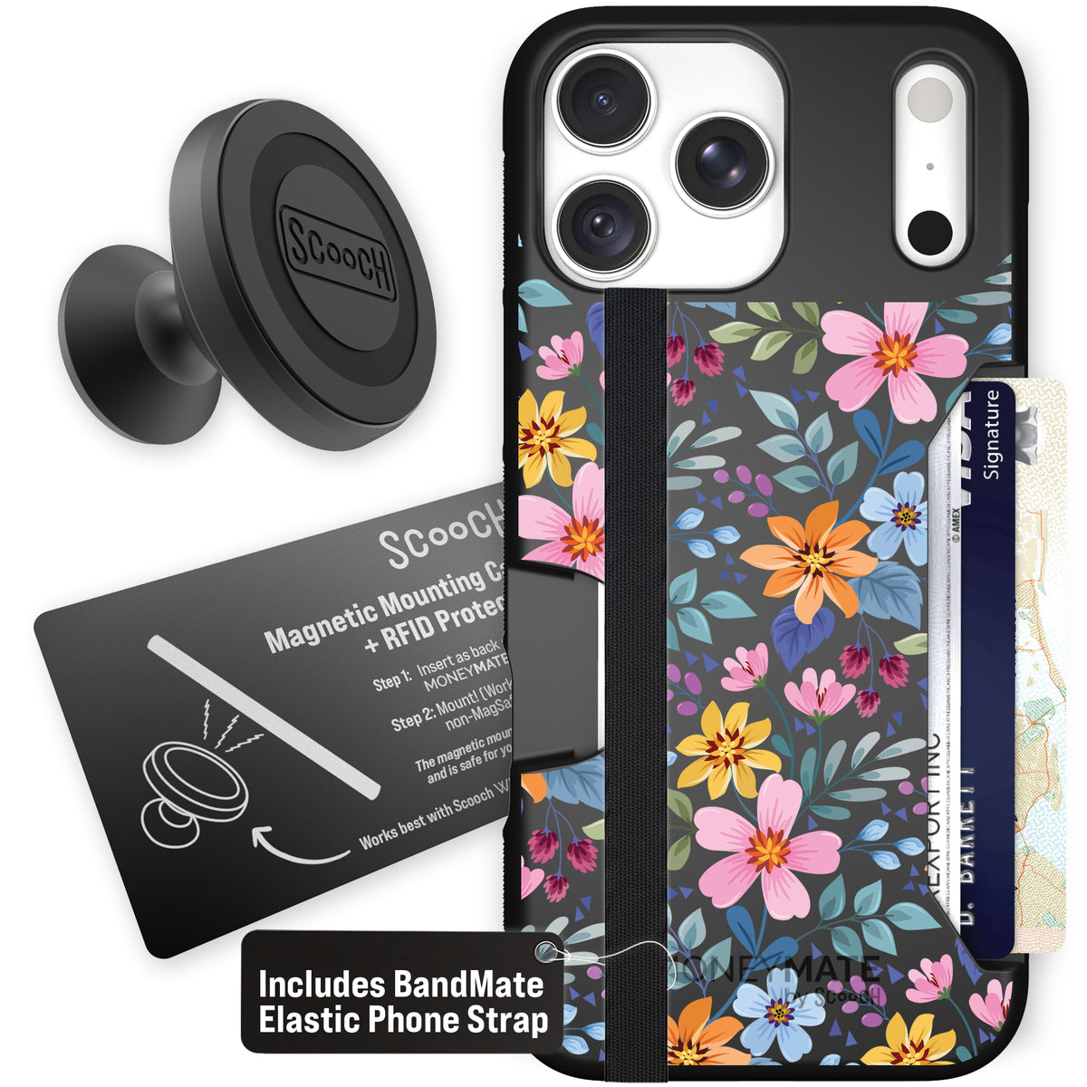 Moneymate Full Bloom for iPhone 18 Pro Max — Starter Bundle