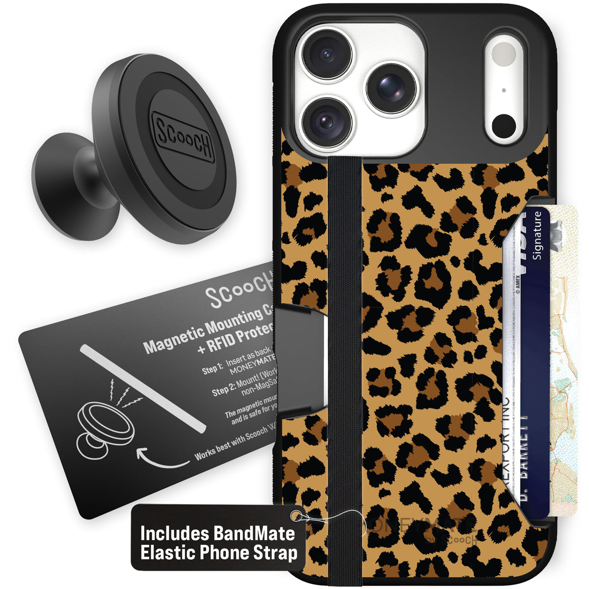 Moneymate Fierce Feline for iPhone 18 Pro Max — Starter Bundle