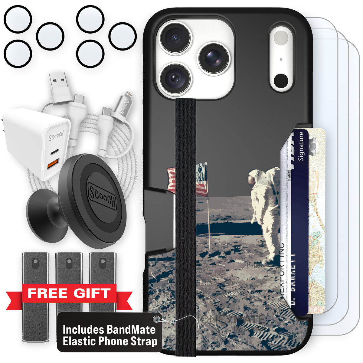 Moneymate Lunar Landing for iPhone 18 Pro Max — Ultimate Bundle