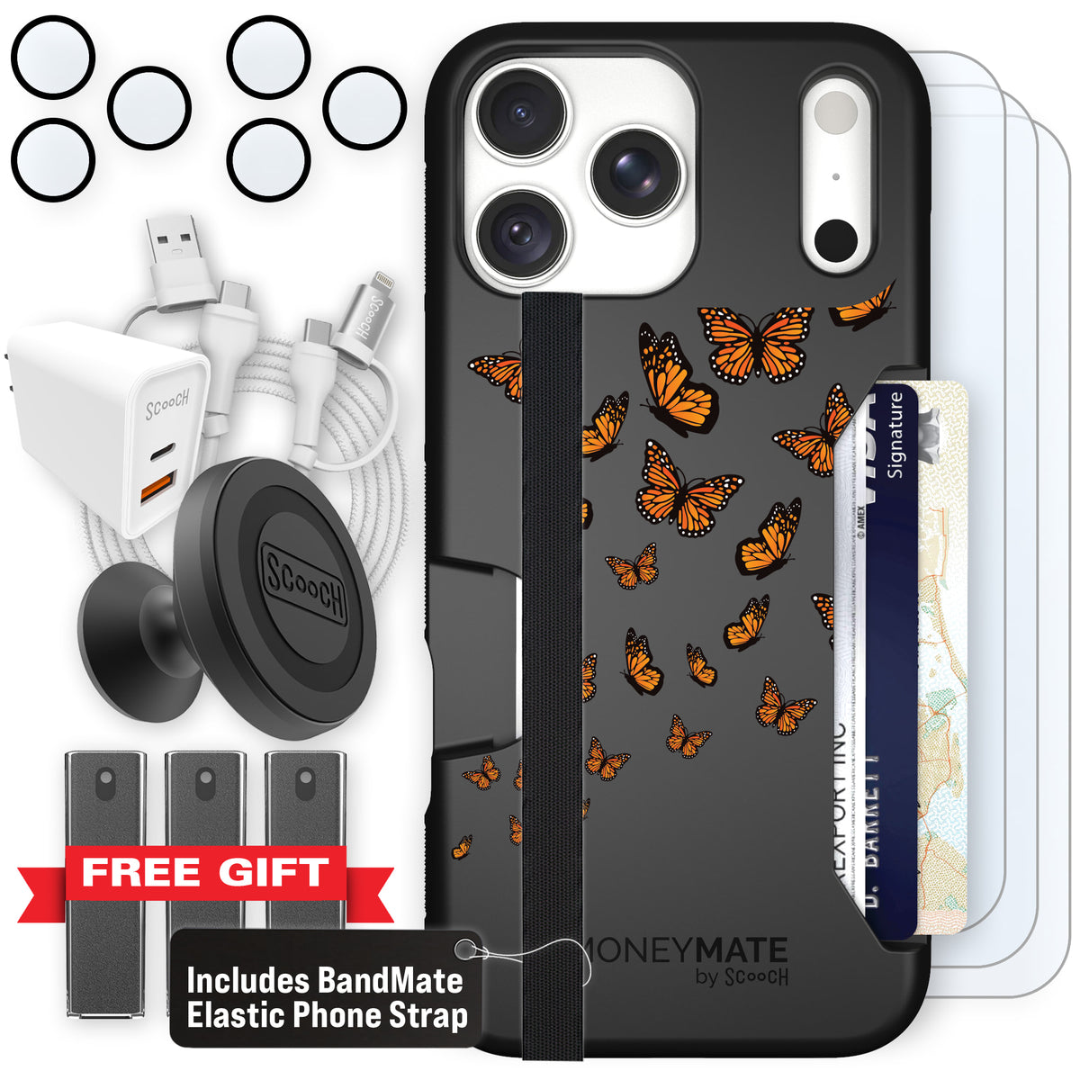 Moneymate Monarch Flight for iPhone 18 Pro Max — Ultimate Bundle