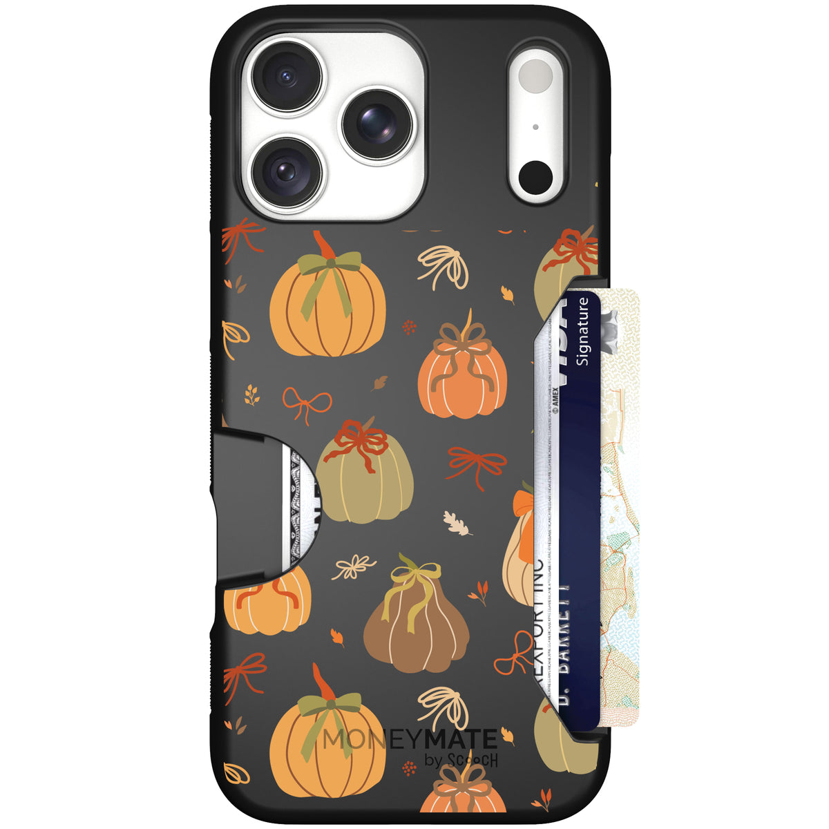 Moneymate Pretty Pumpkins for iPhone 18 Pro Max — case