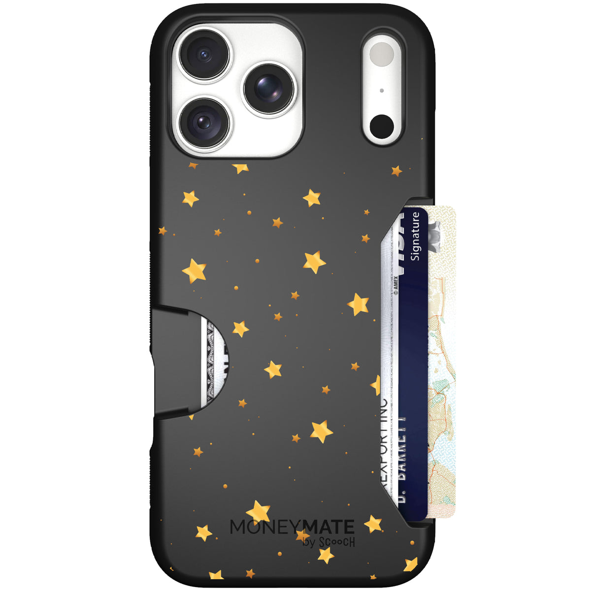 Moneymate Gold Stars for iPhone 18 Pro Max — case