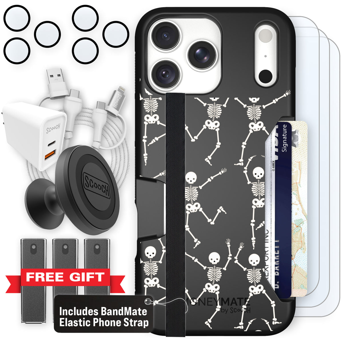 Moneymate Swinging Skeletons for iPhone 18 Pro Max — Ultimate Bundle