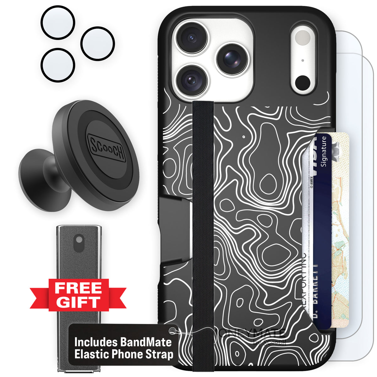 Moneymate Topography for iPhone 18 Pro Max — Defender Bundle