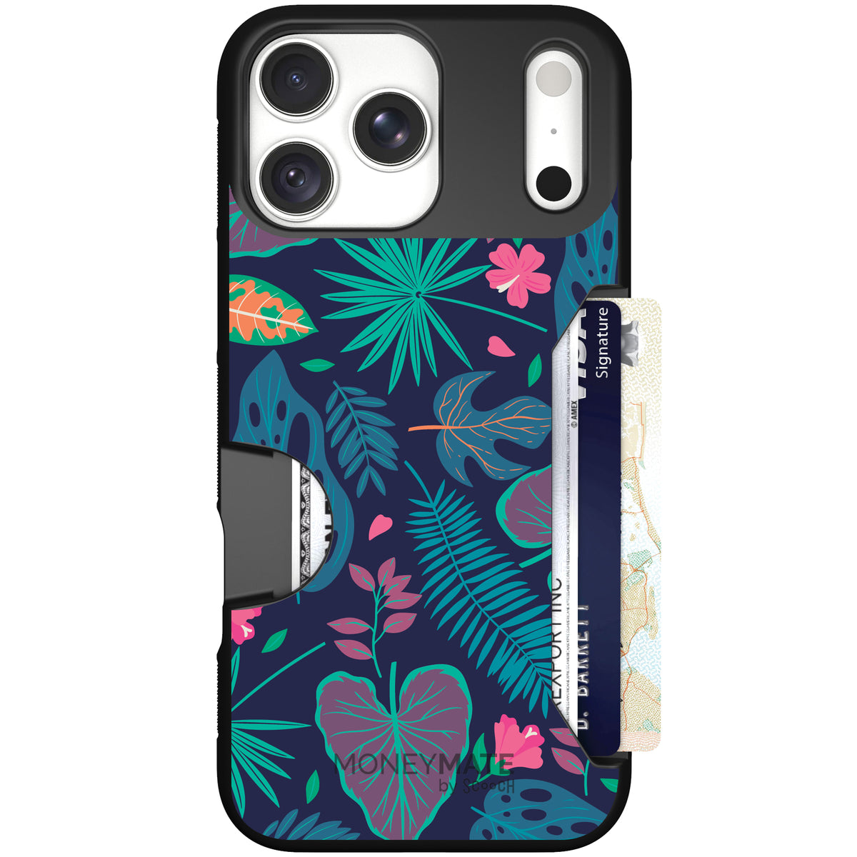 Moneymate Tropical Leaves for iPhone 18 Pro Max — case