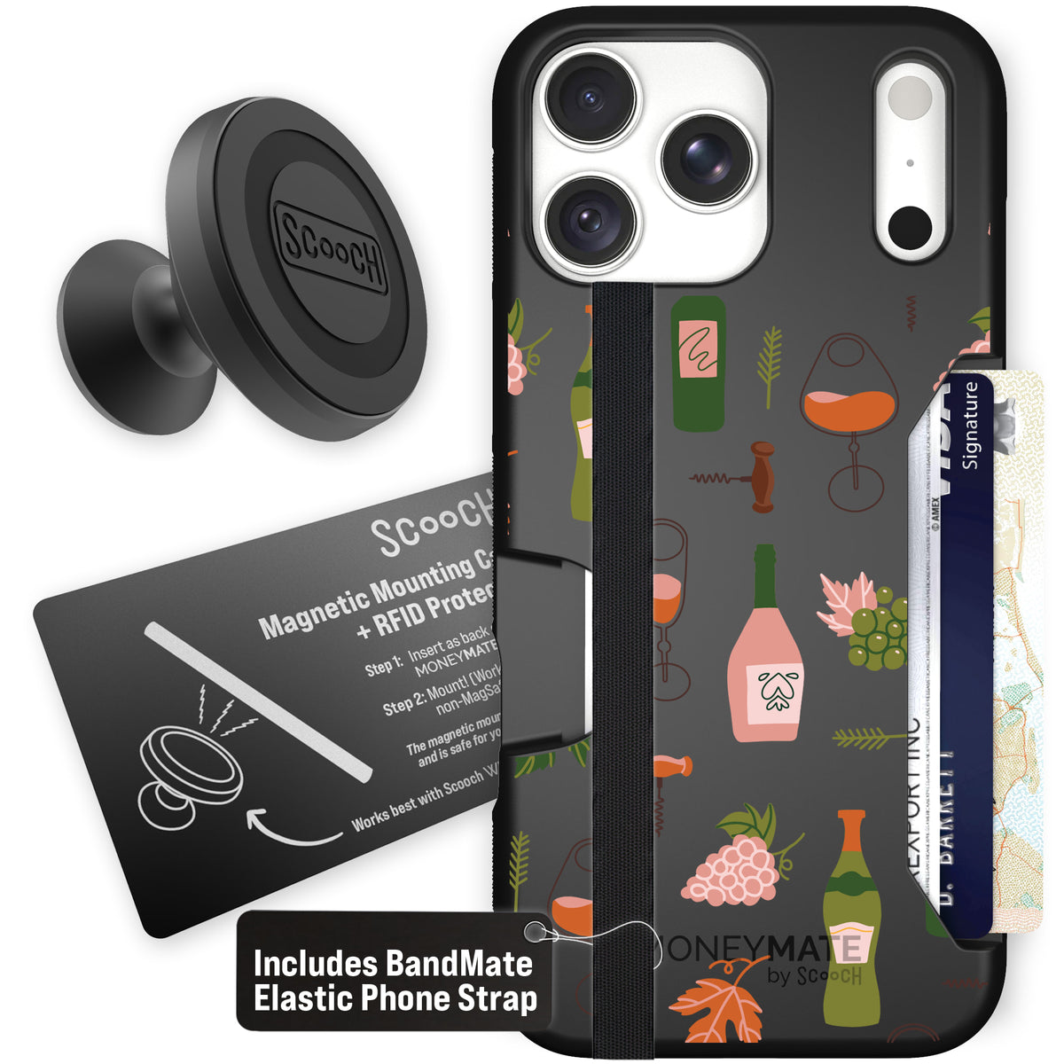 Moneymate Vino Vibes for iPhone 18 Pro Max — Starter Bundle